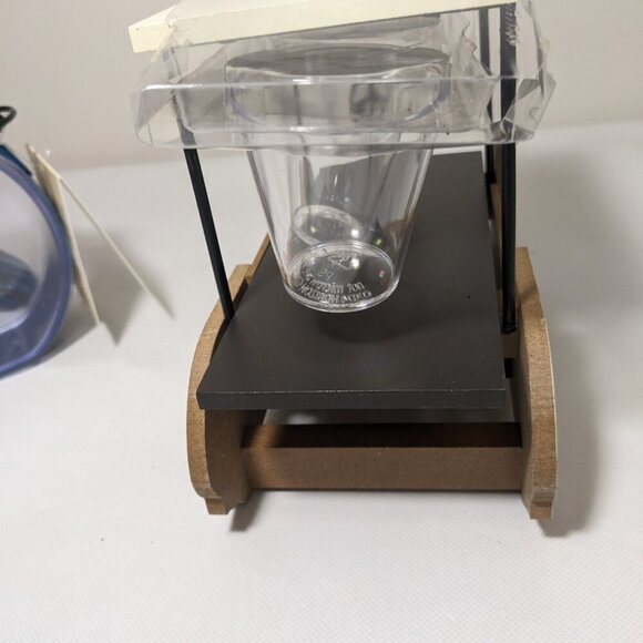 NEW- Set of 3 - Golf Cart Shot Glass Holder- Yellow Outdoor Puzzle- Blue Canteen - Picture 6 of 8